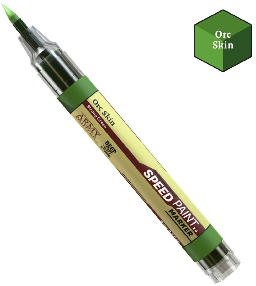 The Army Painter viltstift Speedpaint Marker Orc Skin groen.