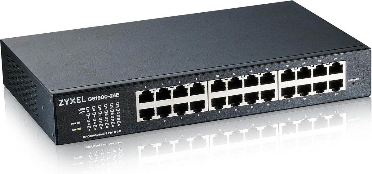8-Poorts Gigabit Smart Managed Switch - Metalen Behuizing, QoS, VLAN en Linkaggregatie