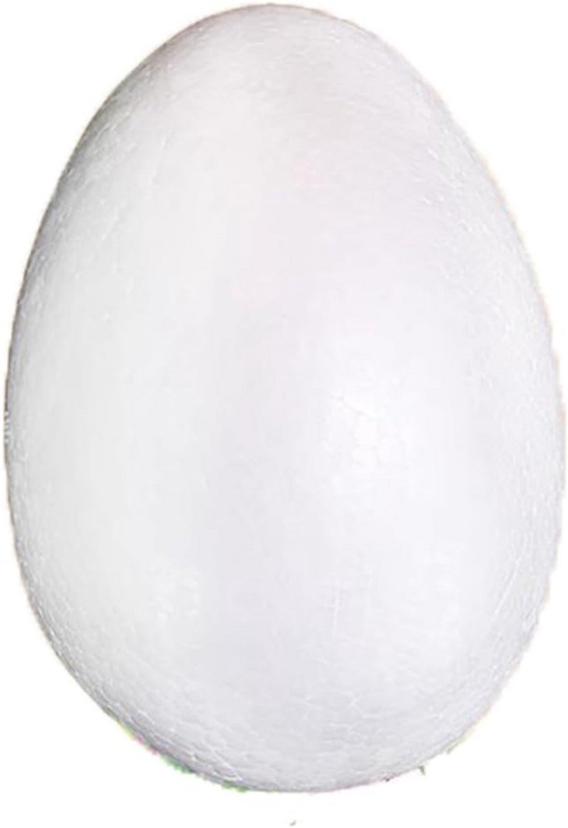 Set van 30 Witte Piepschuim Eieren (8cm) – Knutselen, Paasdecoratie & Hobby