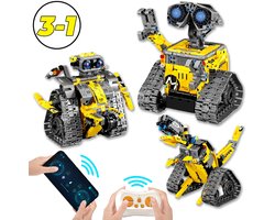 Qualitá® Robot Bouwpakket 3 in 1 – Educatief Speelgoed – Robot Speelgoed - Robot Bouwpakket - STEM speelgoed – Programmeren Voor Kinderen - Interactief Speelgoed – 496 Onderdelen – 7-9 Jaar