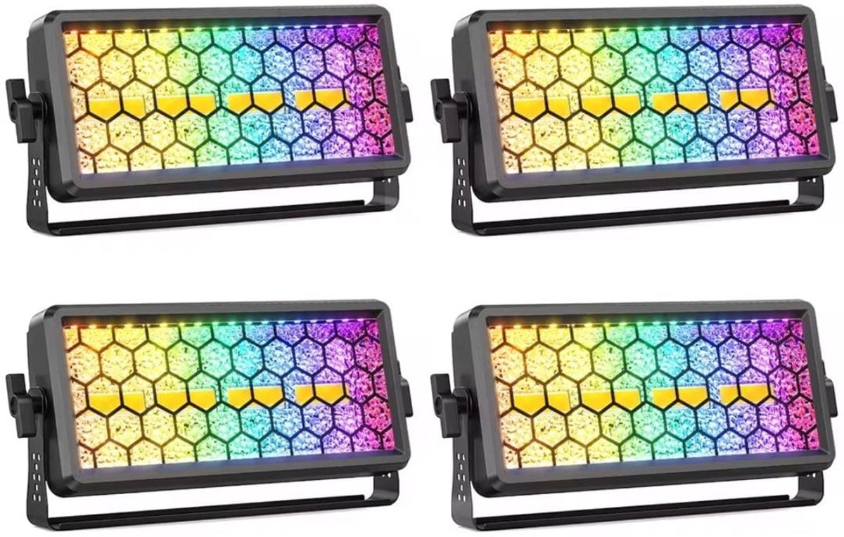 Retro Stage Light - 150W COB Wall Washer - DMX512 Wash Light - 56+ Effecten - Set van 4