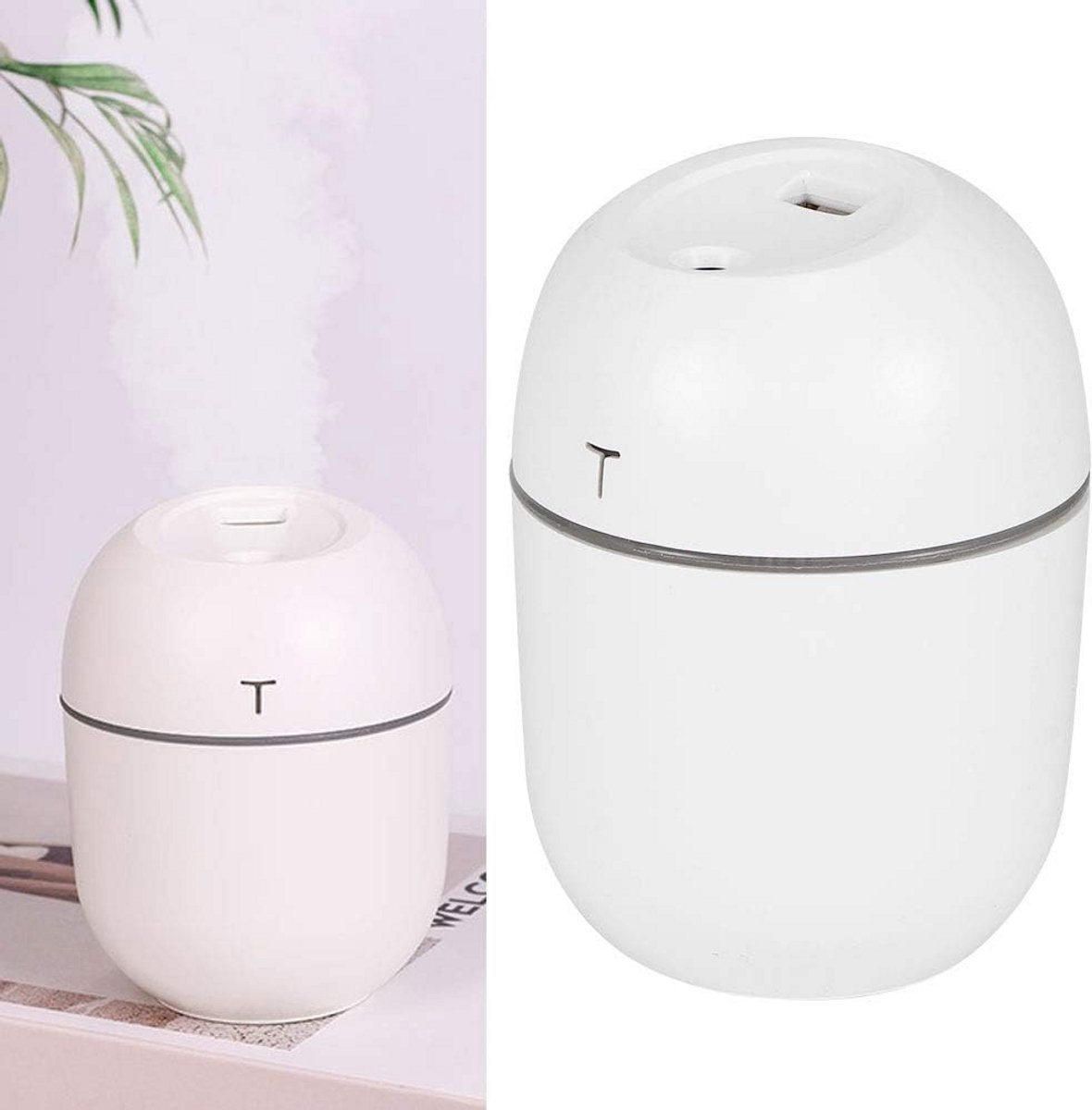 Draagbare USB Luchtbevochtiger 220ml voor Slaapkamer en Kantoor - Zuinig en Stil