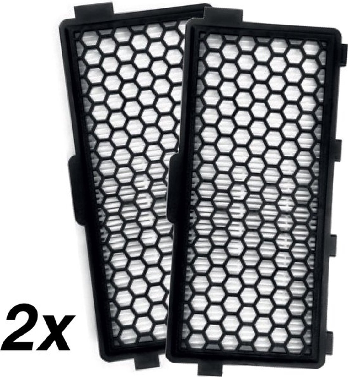 2x Hepa Filter - Geschikt voor Miele Classic Compact C1, Complete C2 & C3 - Koolstof Filter - Hepa Airclean 50 Filter
