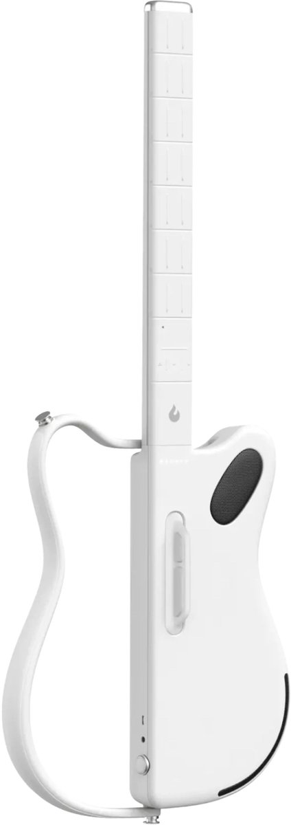 LAVA GENIE Smart Gitaar - Touch & Tap bediening - Wit