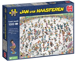 Product afbeelding van Jan van Haasteren - Skateboarden In De Bowl - 1000 stukjes puzzel - Legpuzzel
