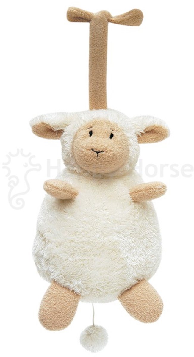 Happy Horse Schaap Lammy Muziekknuffel - Wit - Baby cadeau van Happy Horse — afbeelding 4