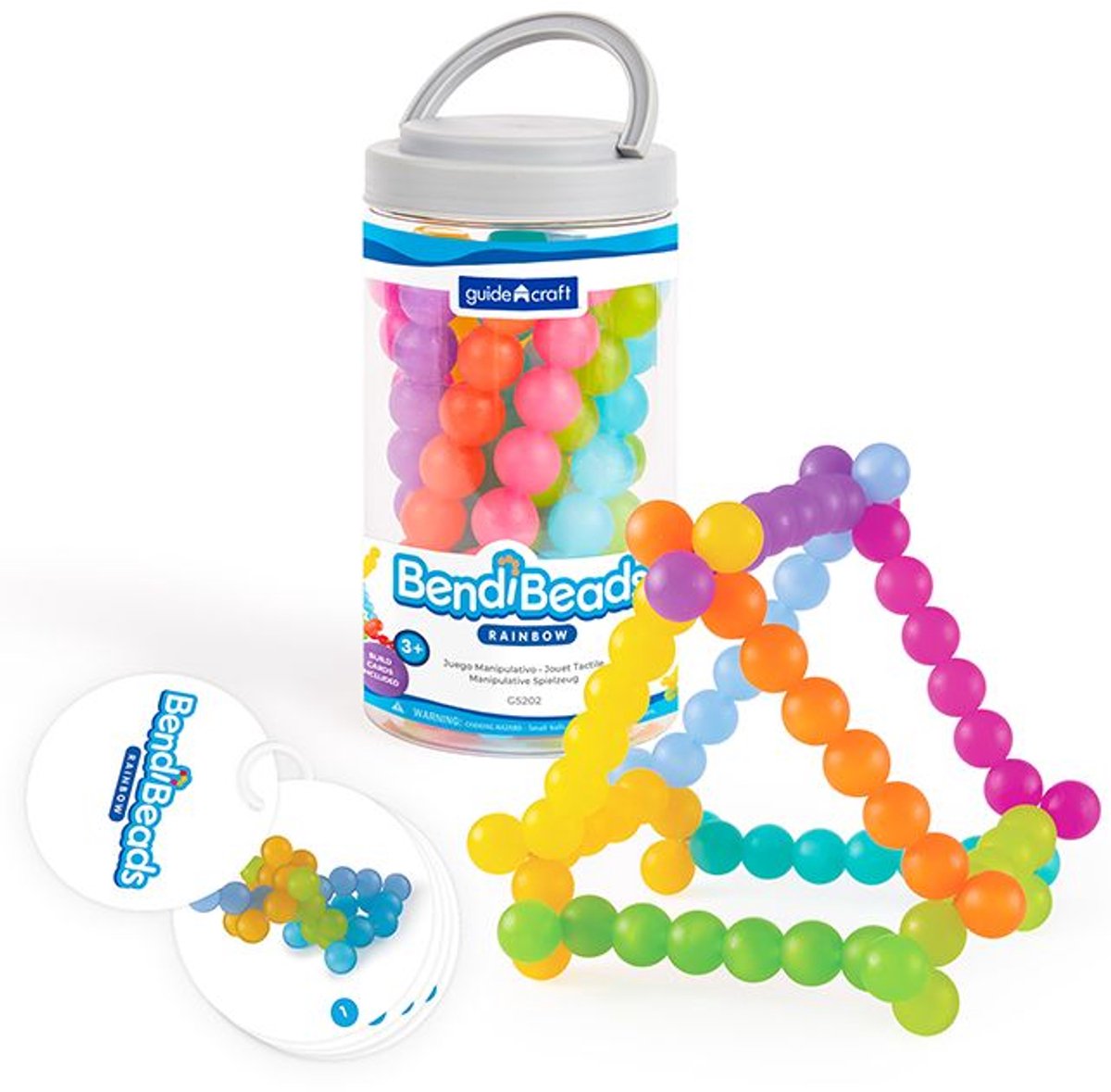 BendiBeads regenboog - GuideCraft - vanaf 3 jaar