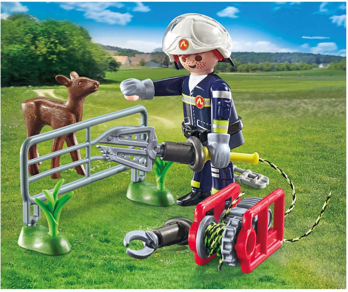 PLAYMOBIL Action Heroes Dierenbescherming brandweer - 71467 — afbeelding 9