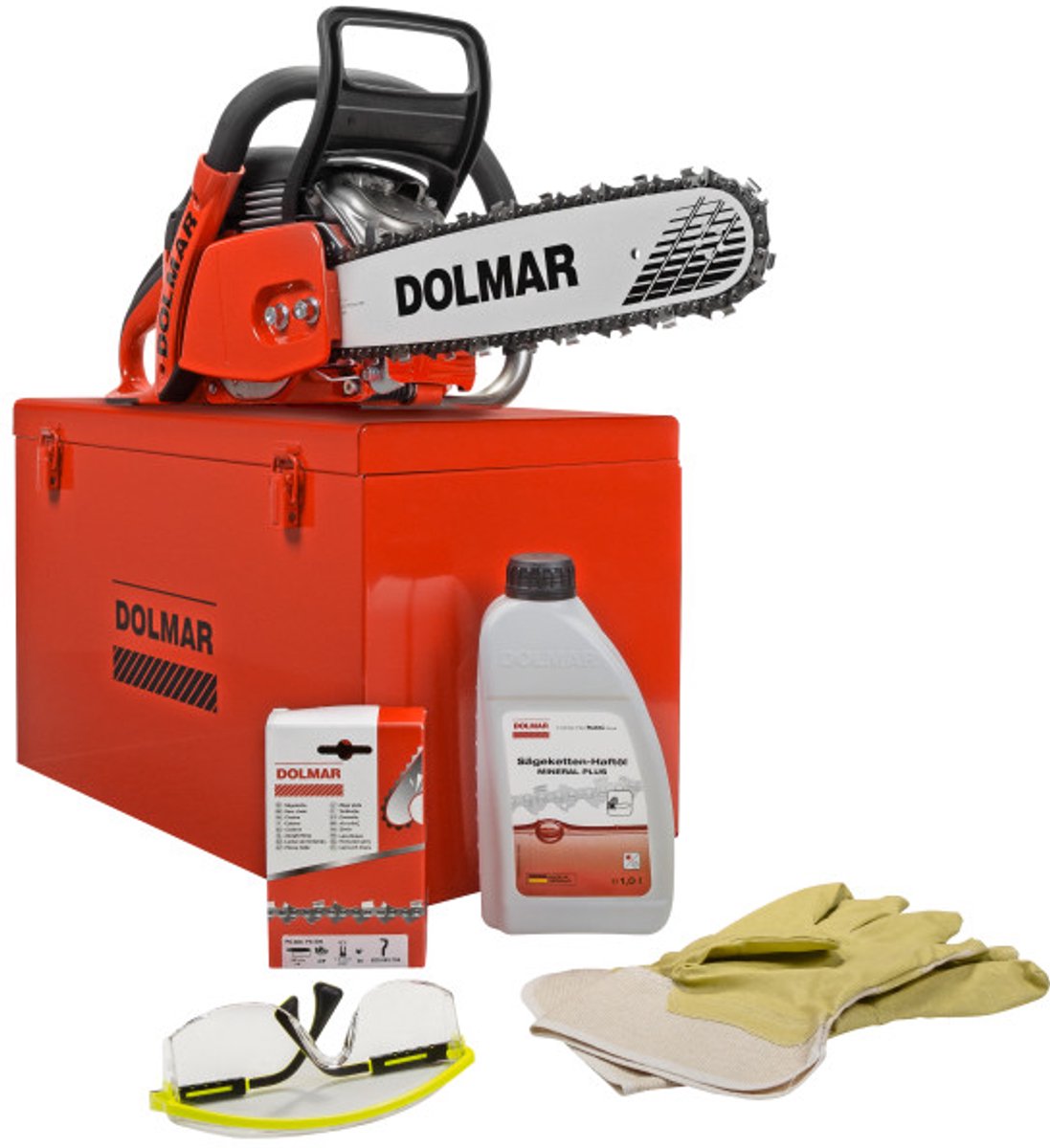 DOLMAR PS5105CK-38 KETTINGZAAG MET 50 CC EN 3,8 PK MOTOR - COMPLEET