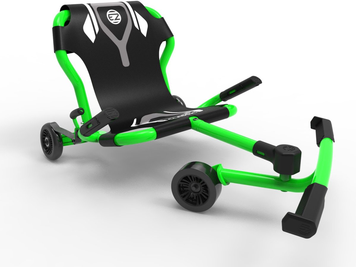 Bol.com EzyRoller Classic X skelter - Waveroller voor kinderen 4 tot 14 jaar of 99 tot 137 cm - Verstelbare driewieler - Groen aanbieding