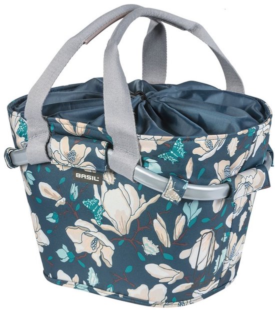 Basil 2Day Carry All Fietsmand KF - Voor - Polyester - Grijs Melee - 15 Liter van Basil — afbeelding 2