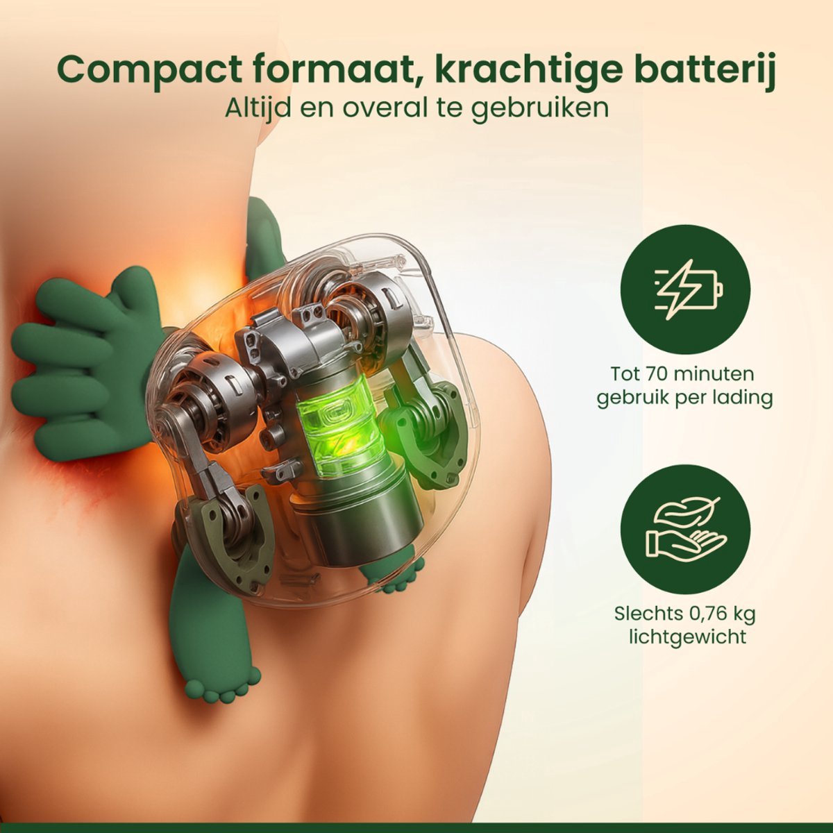 Verwarmde handmassager - Draagbare (EAN: ...2572) - afbeelding 2