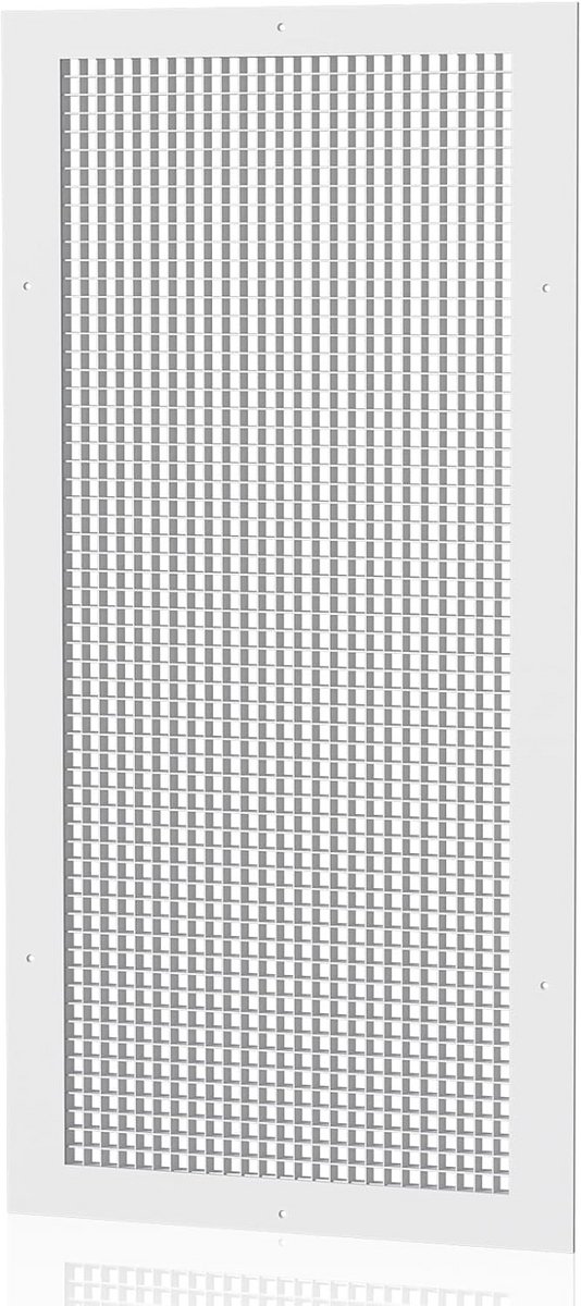 Aluminium Ventilatie Rooster Terugslagklep Wit - Vierkant & Rechthoekige Maten