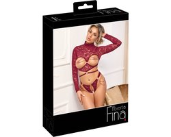 Open Top & Thong red XL
