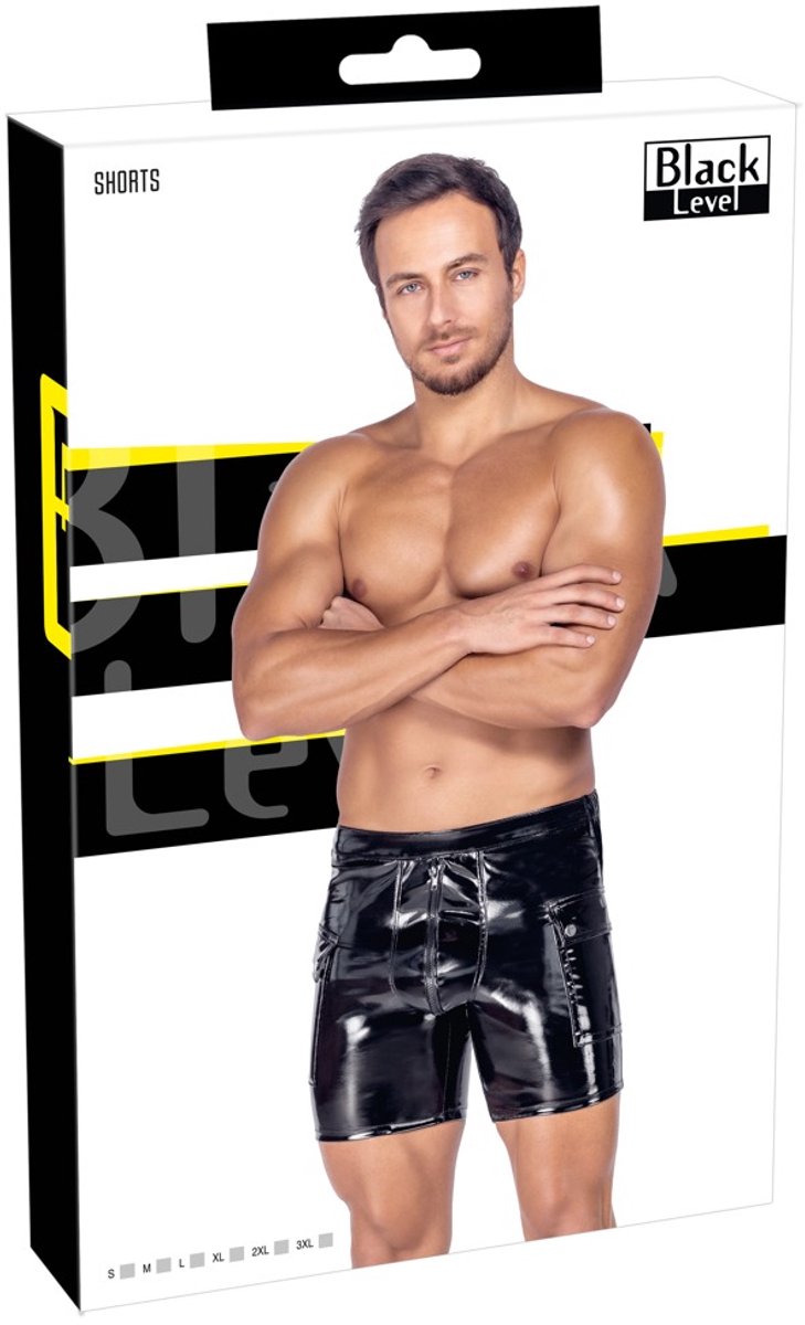 Men's Vinyl Shorts L