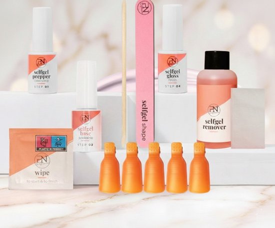 PN Selfcare Soak Off Kit - Set Basis Producten 6 Nagellak