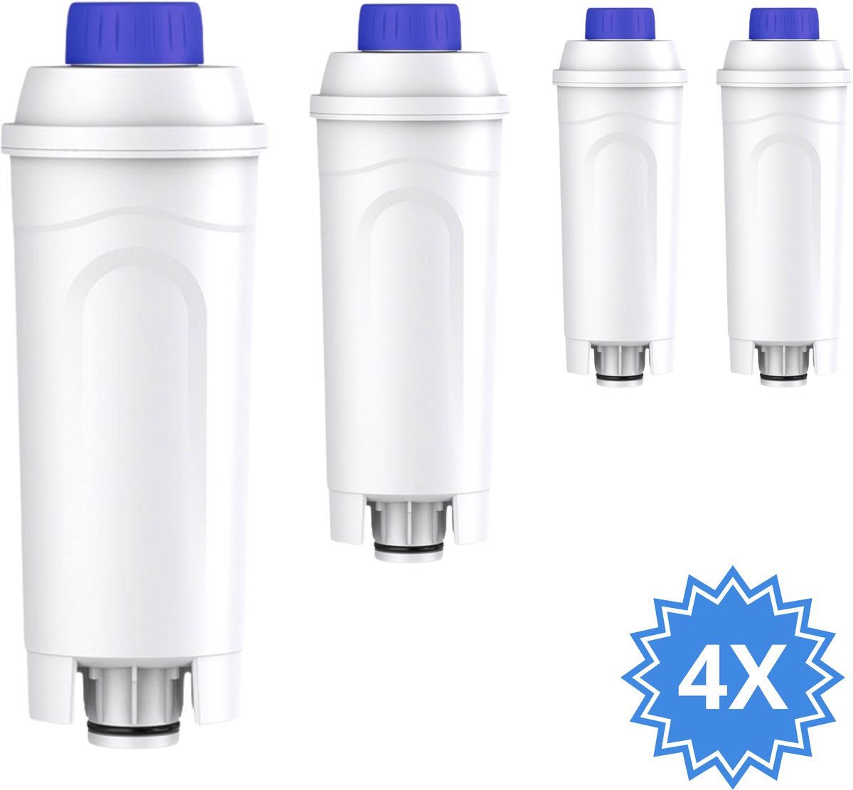 Acytec Waterfilter - geschikt voor DeLonghi DLSC002 koffiemachine - 4 stuks