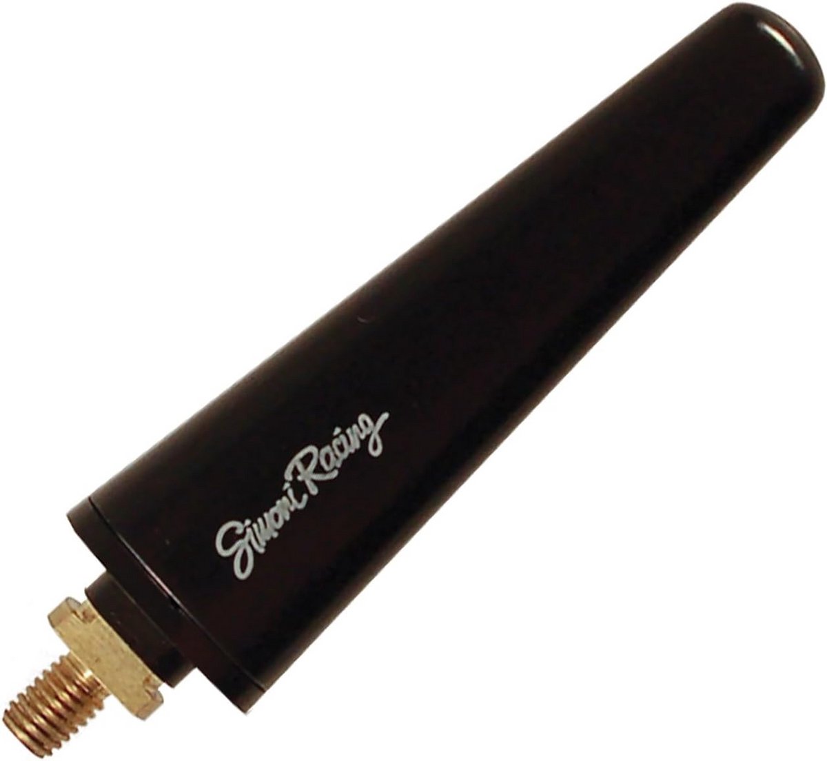 Universele Aluminium Sport Antenne Kort (6cm) - Zwart - Geschikt voor Alfa, Fiat, Lancia