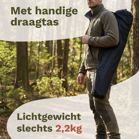 TRVLMORE Campingstoelen - Opvouwbaar - 2-Pack - 120KG Draagvermogen - Incl. Draagtas - Klapstoel - Visstoel - Kampeerstoel - Vouwstoel - Zwart van Merkloos — afbeelding 5