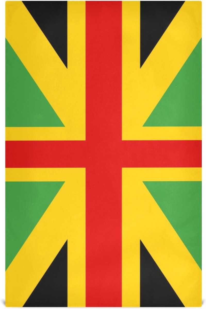 Zeer Absorberende Keukendoeken met Vlag Print - Sneldrogend en Duurzaam
