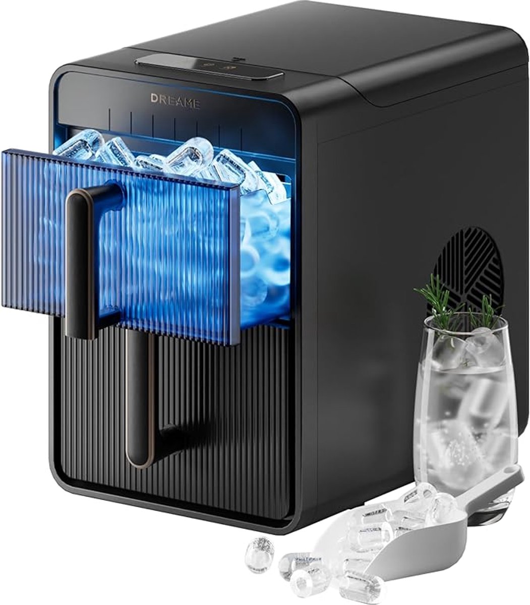 IJsblokjesmachine Bullet – IJs in 6 Minuten – 2 Formaten – Digitaal Display – Zelfreinigend