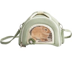 draagtas voor hamsters, reistas voor kleine dieren, ademende hamsterkooi, draagtas voor kleine dieren, draagtas voor konijnen, draagtas voor egels