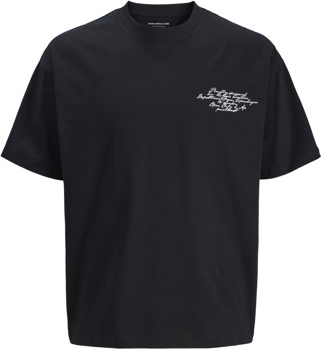 JACK&JONES - JCODUST SCRIPT BACK TEE SS CREW NECK - Heren - T-shirts