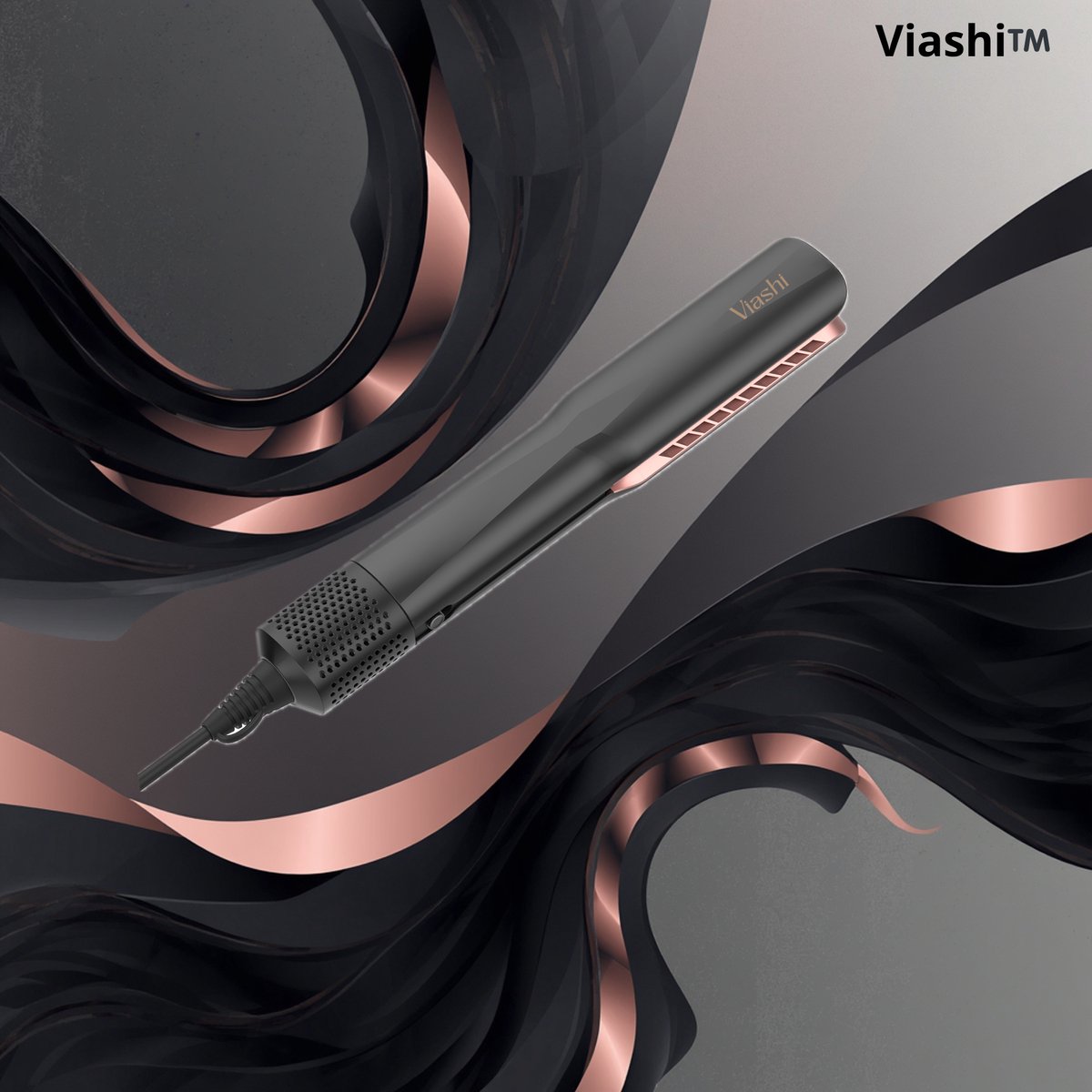 Viashi Airsleek-One Luchtstijltang met Wet-to-Dry Technologie - afbeelding 3