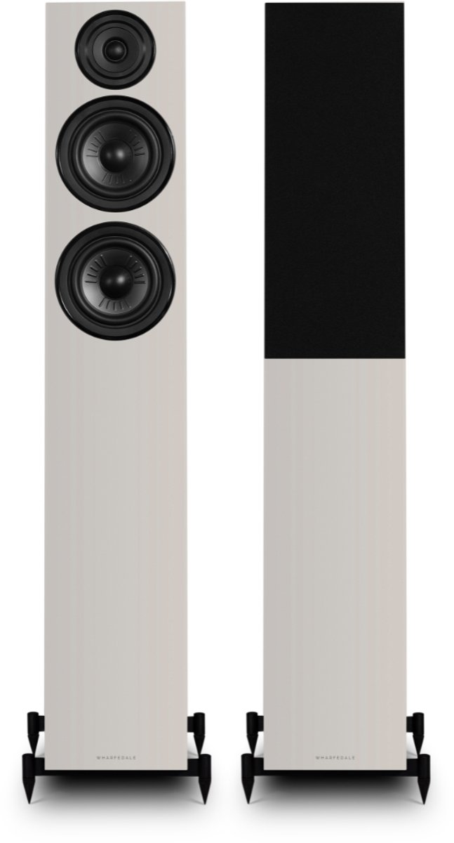 Wharfedale Diamond 12.4i Vloerstaande Speaker – Volledig Spectrum – 2,5-weg – 150mm Driver – 35Hz-20kHz – Passieve Speaker – Wit