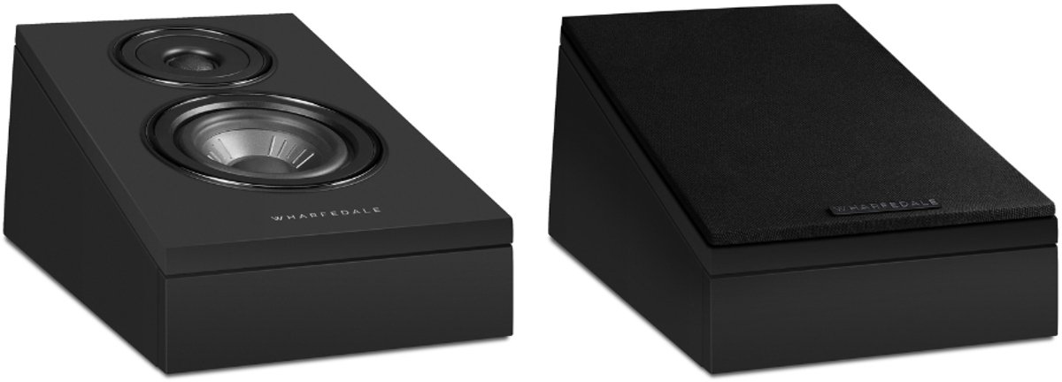 Wharfedale Diamond 12.3Di Surroundspeaker – Meeslepend Surround – 3D Atmos – 100mm Driver – 45Hz-20kHz – Beperkte Resonantie – Zwart