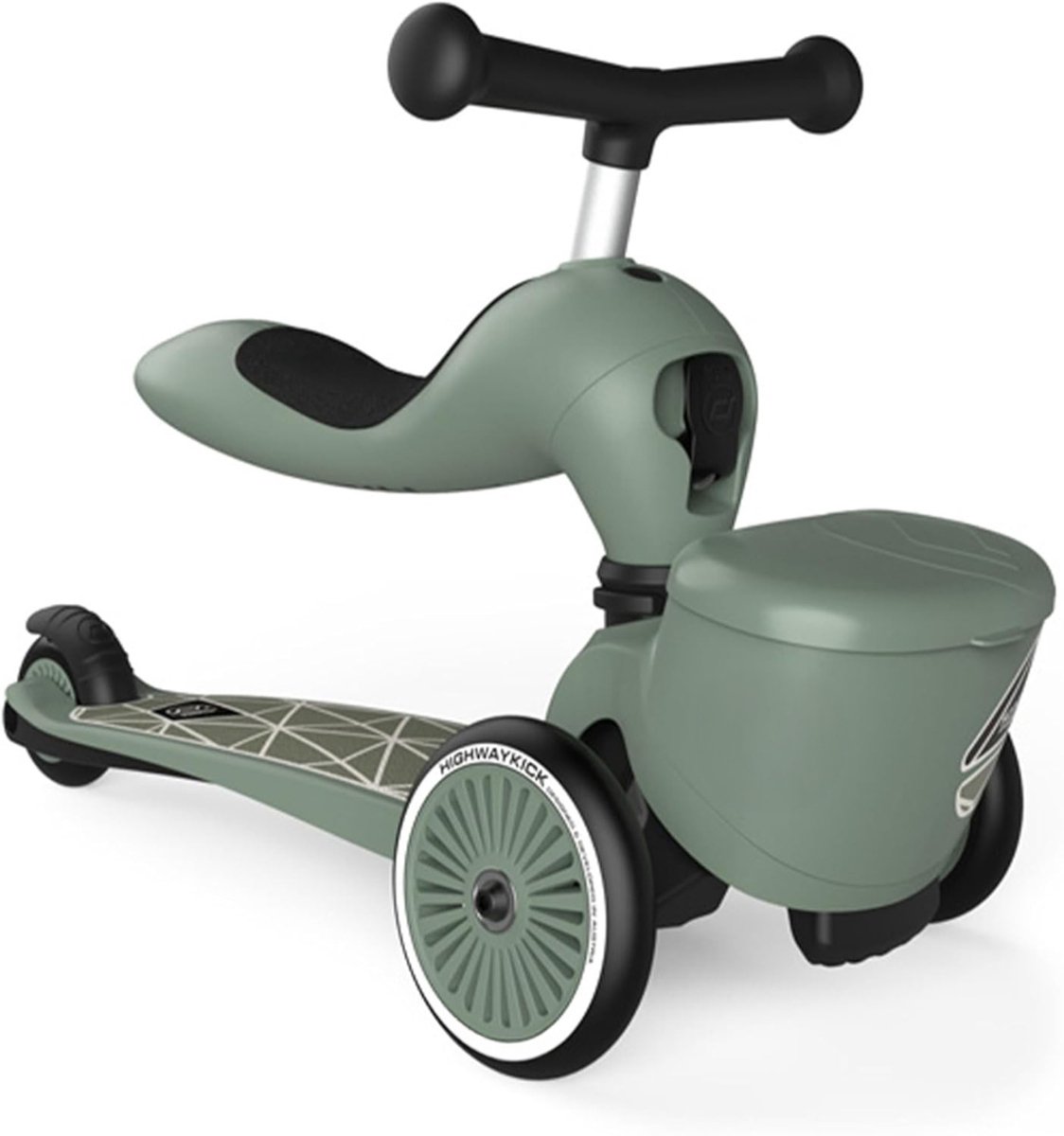 DVDSS® Scoot and ride - Voor kinderen - 57 x 24 x 59,5 centimeter - Zwart