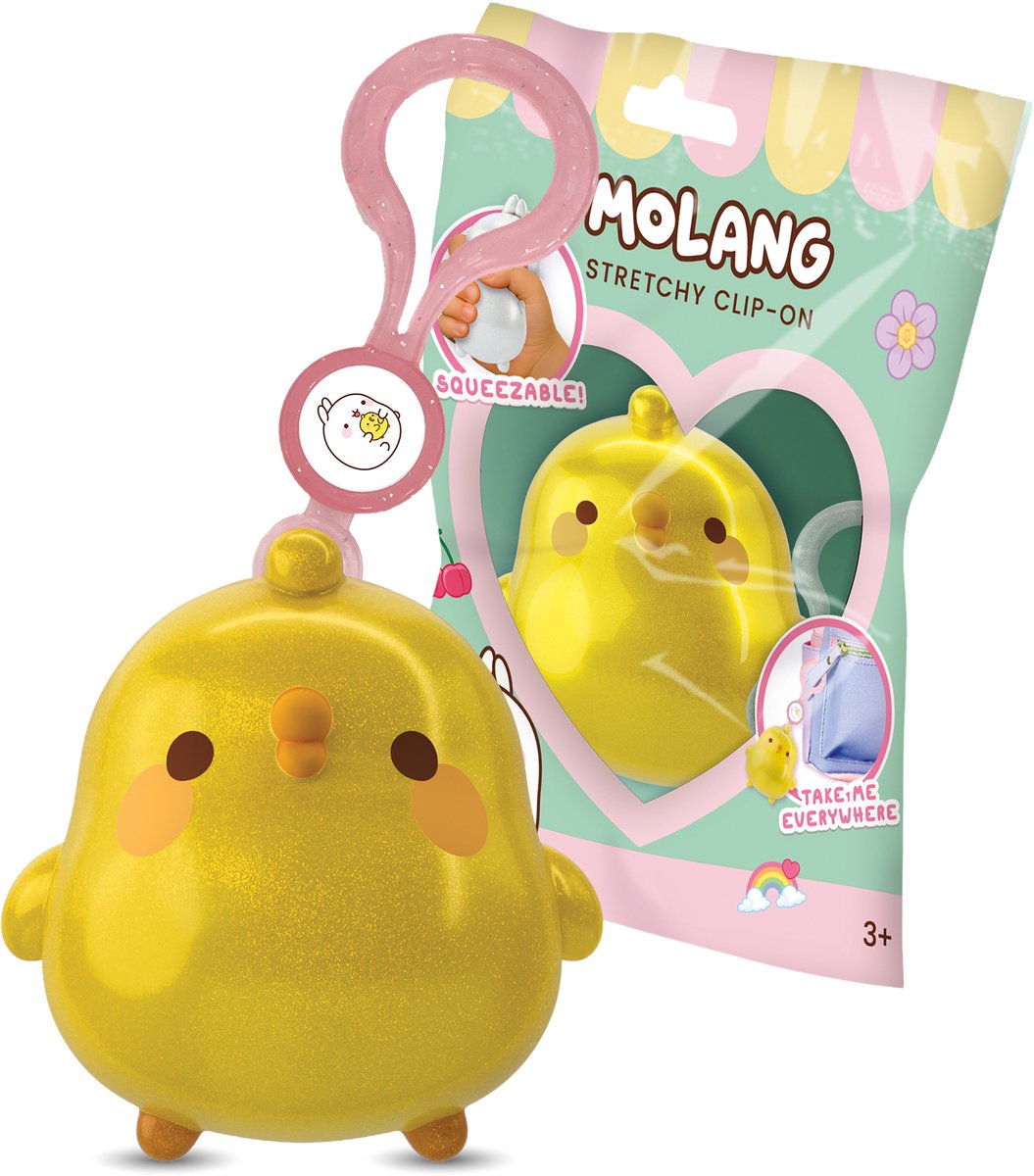 Molang & Piu Piu - Stretchy & Squeezable Sleutelhanger