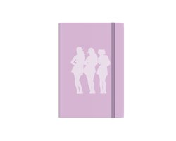 K3 Originals - Notitieboek - Hardcover met Elastiek - 14 x 21 cm - Lijntjespapier