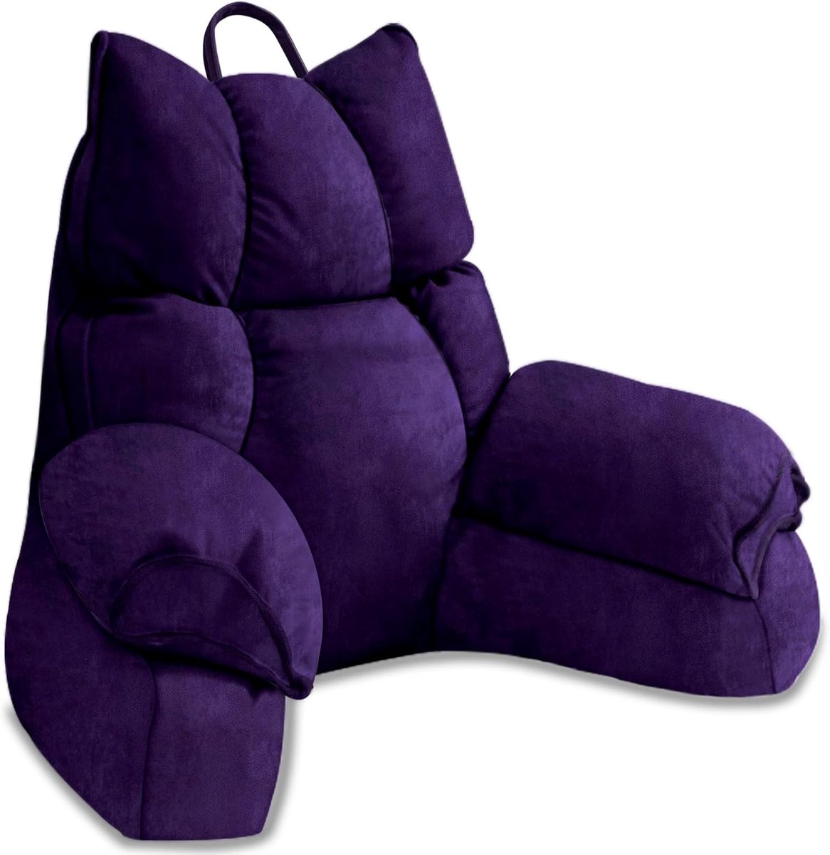 Imperatoris - Leeskussen voor in Bed - Relax Kussen - Leeskussen - Relax Kussen - Leeskussen Voor Boeken - Verstelbare Vulling - Paars - 67 x 30 cm