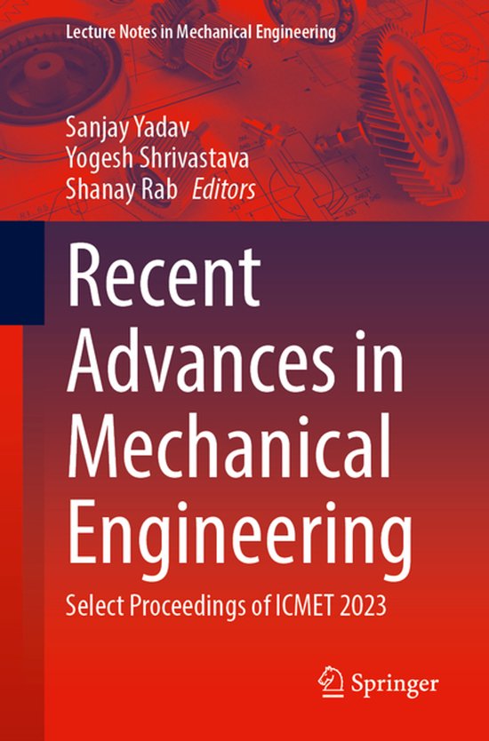 Lecture Notes in Mechanical Engineering- Recent Advances in  ... - cover