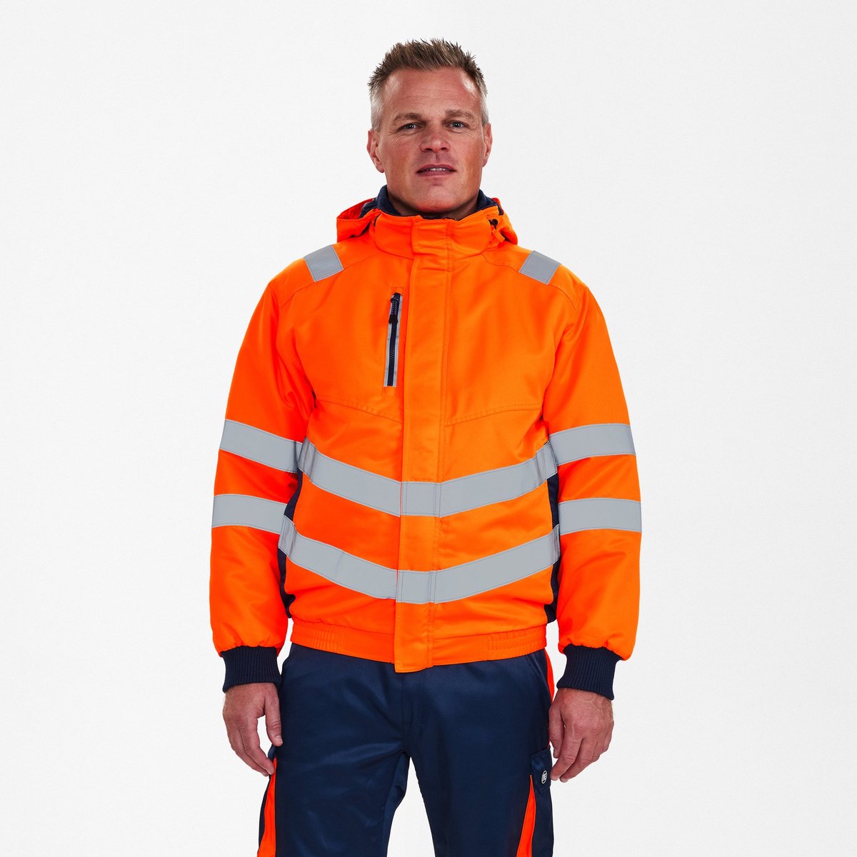 Engel Safety pilot jack 1247-935 - Hi-vis Orange / Blue Ink - L