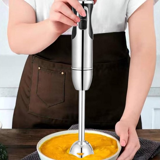Staafmixer - Handmixer keuken - Soepen en smoothies - Roestvrijstalen as - 40.5 cm hoog - Uniek kenmerk — afbeelding 3