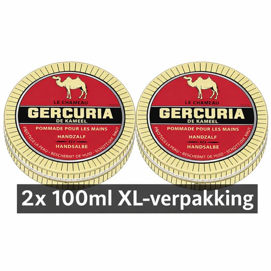 Gercuria De Kameel Crème pour les mains Pack économique 2x100ml