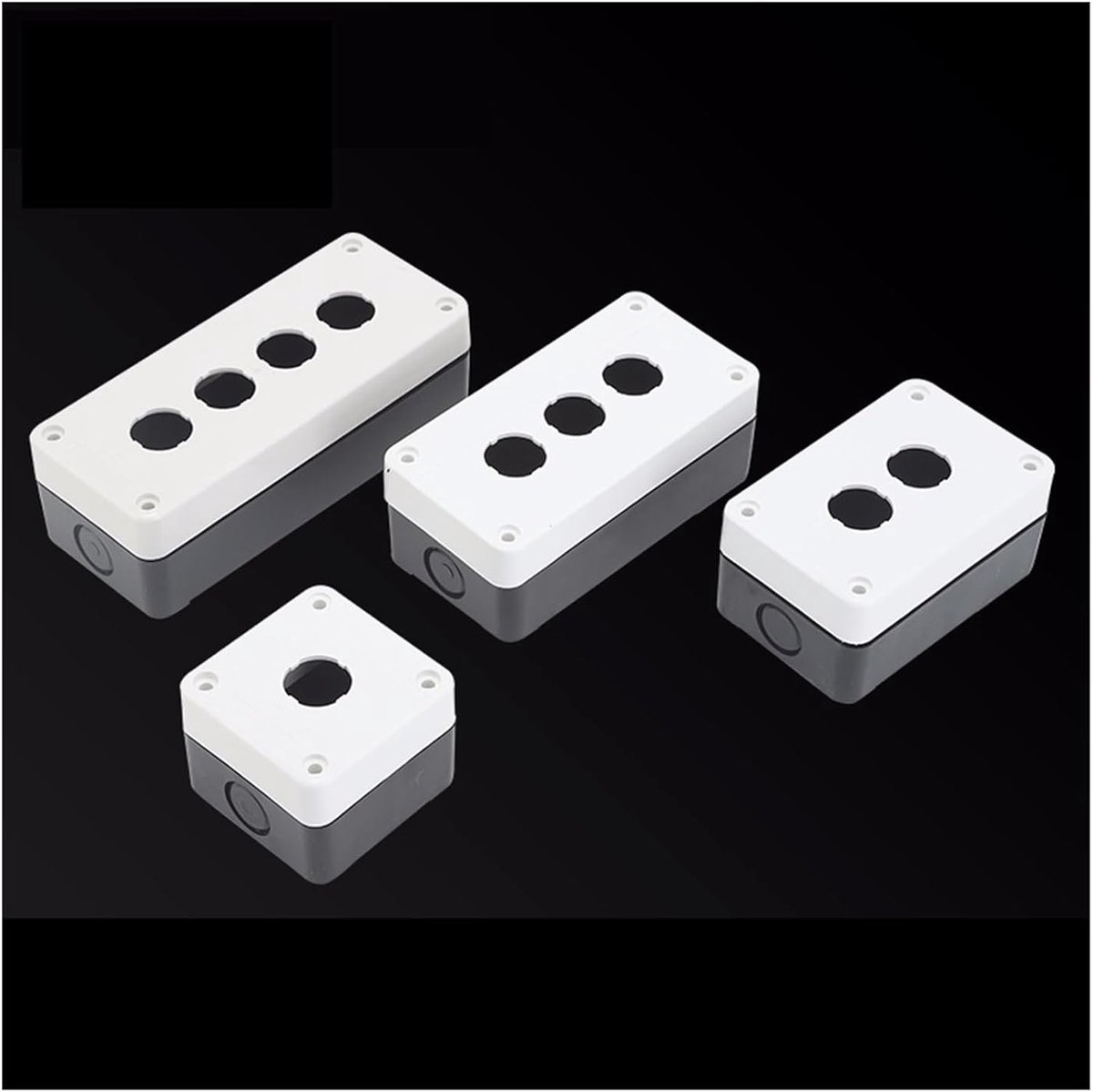 Dubbele Positie Drukknop - Controle Box - Veilige Schakeling - Waterdicht Explosiebestendig - 2.54 cm - Box 4