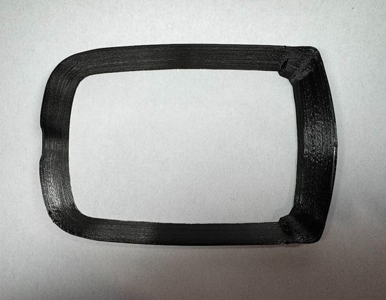 Versnellingshendel Ring - Schakelpook Frame - Auto Interieur - 3D Geprint Materiaal - Specifieke Pasvorm - Zwart — afbeelding 3