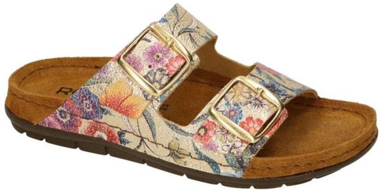 Mexx Beige Gevlochten Muiltjes Juliette Multicolor Dames