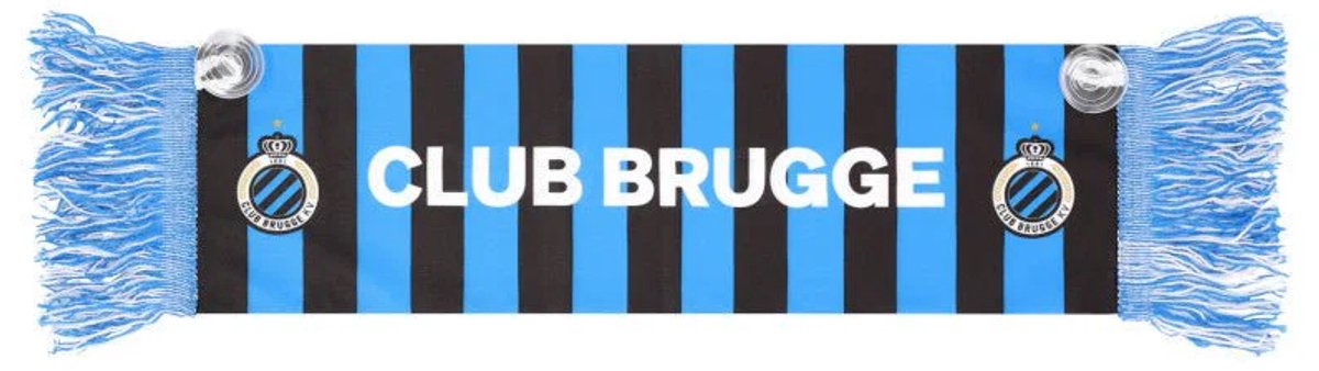 Club Brugge mini auto sjaal Strepen