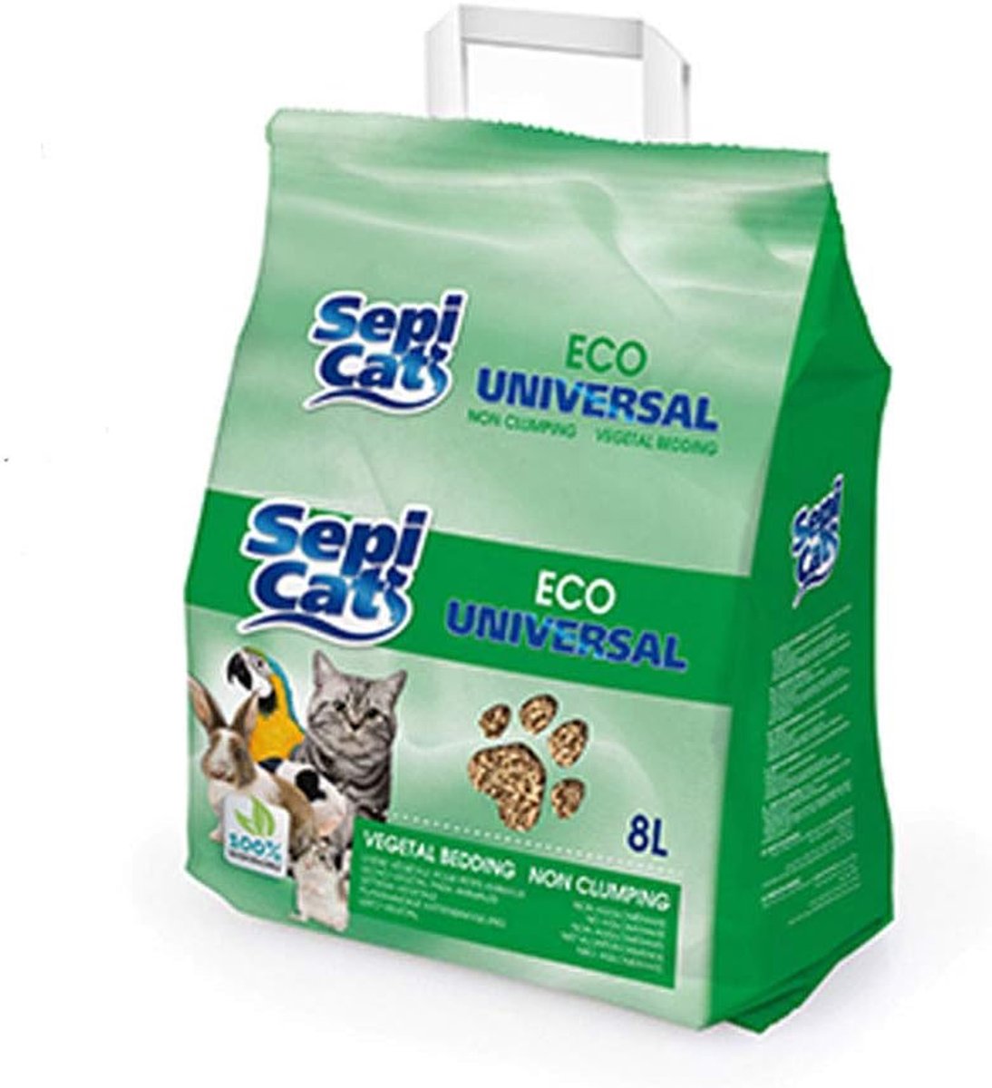 Kattenbakvulling Hout - Houtspaanders Absorberend - Zindelijkheid Katten - 100% Natuurlijk Biologisch - 8 Liter