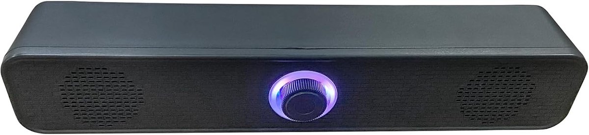 Computerluidspreker - USB Soundbar - Verrijk Je Geluid - Diepe Bas Draagbaar - 32 x 6 x 65 cm - Zwart