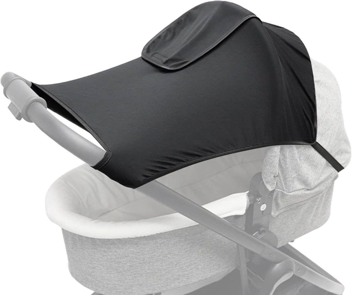 Kinderwagen Zonnescherm - Zonbescherming Kinderwagen - Warm Weer Gebruik - UV Beschermend Ademend Net - Opvouwbaar Verstelbaar - Meerkleurig
