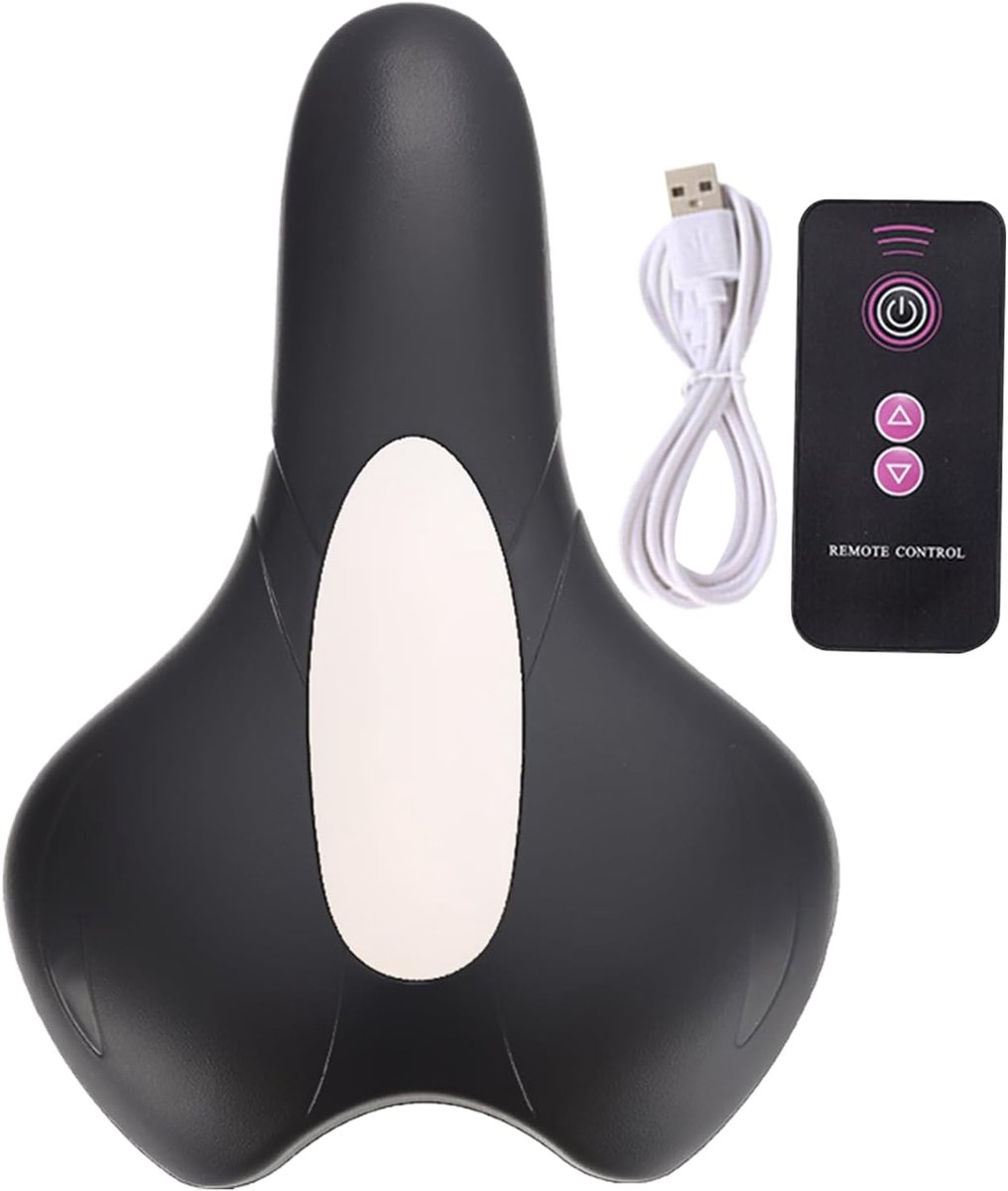 Bekkenbodem Trainer - Bekkenoefenapparaat Thuis - Postnataal Herstel Fitness - Afstandsbediening 4 Niveaus - 15x22cm - Zwart