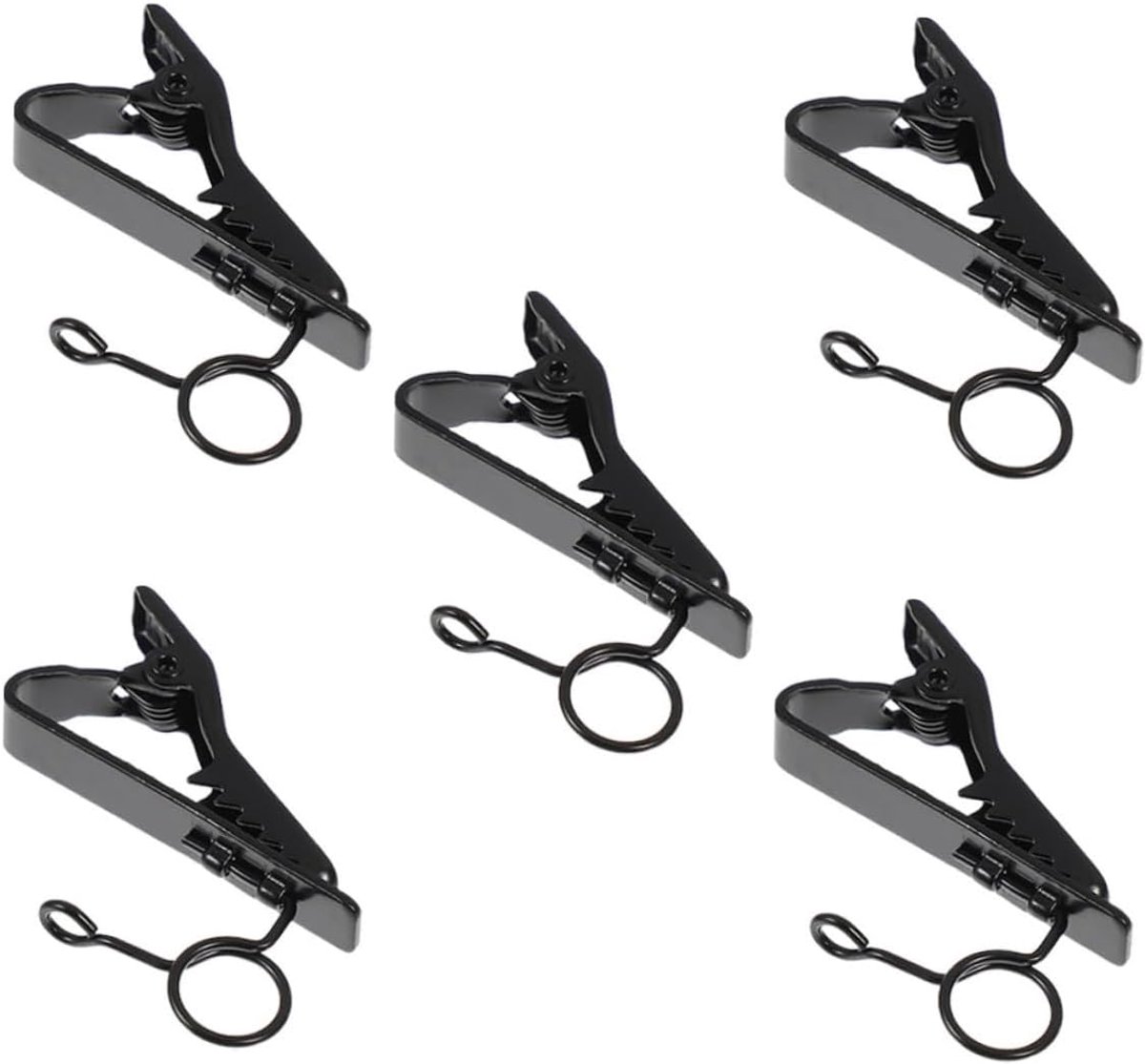 Microfoon Clips - Lavalier Clips - Video Opnames - 5 Stuks Set - 3.5cm - Zwart