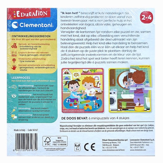 clementoni education ik kan het! - ik kan het - educatief - clementoni - kinderen - spel van Clementoni — afbeelding 3