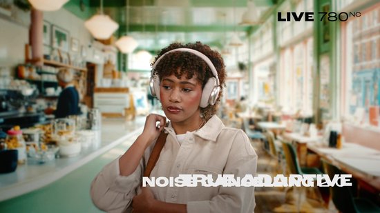 JBL Live 780NC - NIEUW - Draadloze Noise Cancelling Koptelefoon - Bluetooth Over-Ear - 80 uur batterij - Hi-Res Audio - Multipoint - JBL Signature Sound - Zwart
