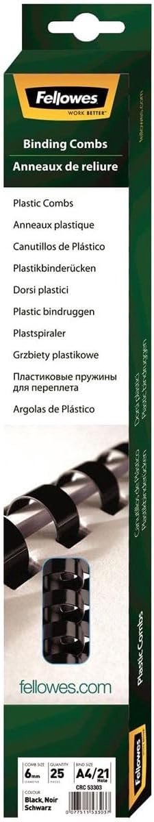 Bindmiddelen - Plastic Ringen - Documenten Binden - Professionele Afwerking - 6 mm - Wit
